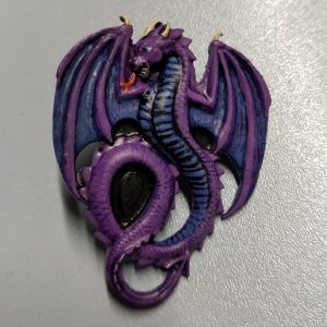 Dragon #2 fridge magnet - custom colours