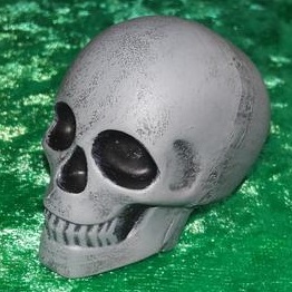 Skull #1 small model - stone/black