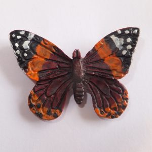 Butterfly #1 pin badge - custom colours