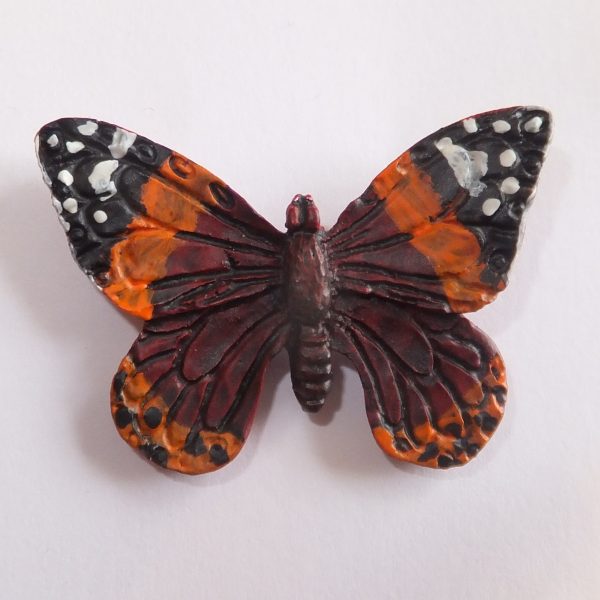 Butterfly #1 pin badge - custom colours